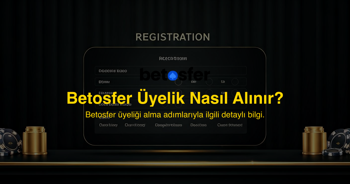 Betosfer Üyelik Nasıl Alınır?